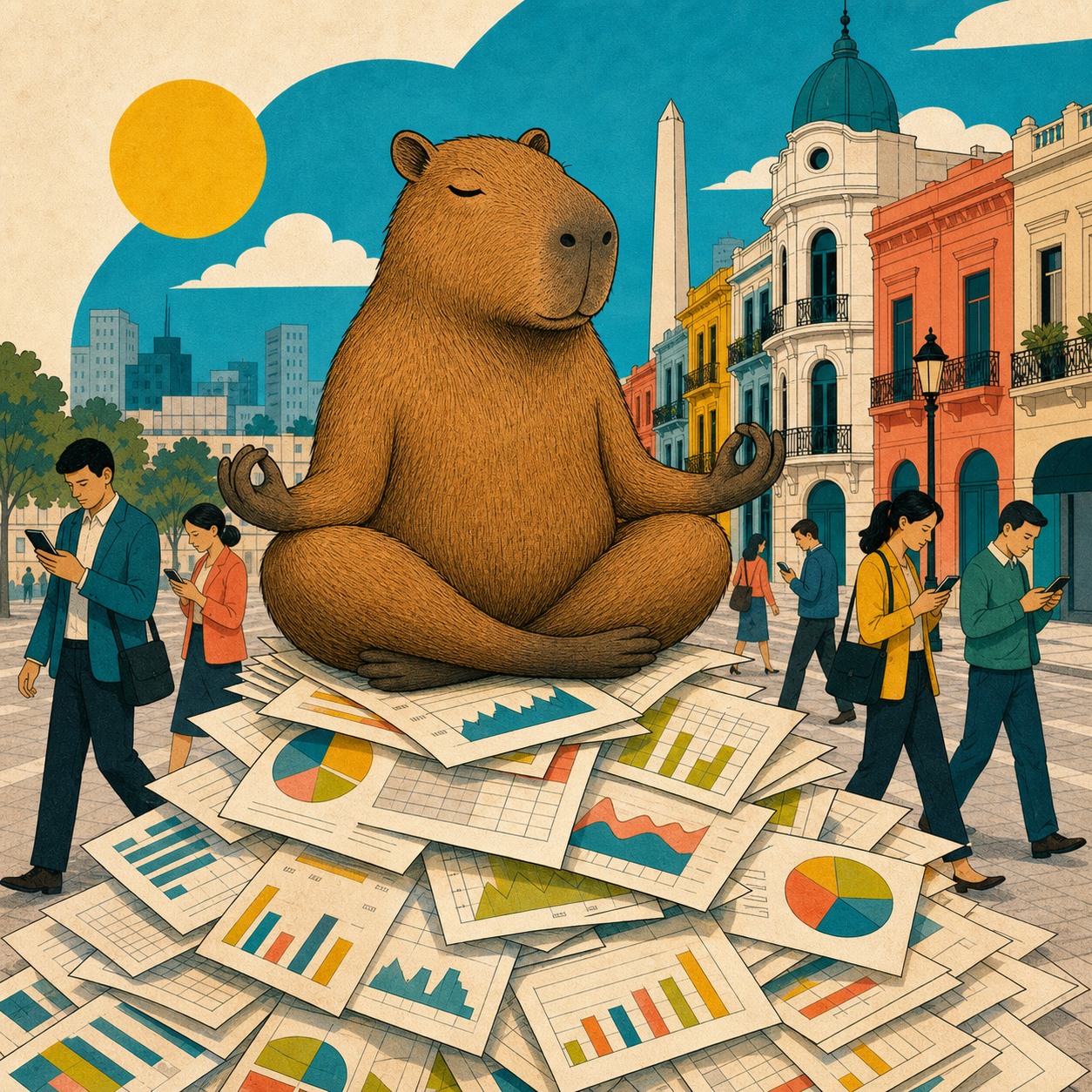 Ilustração: A Macroeconomia da Capivara